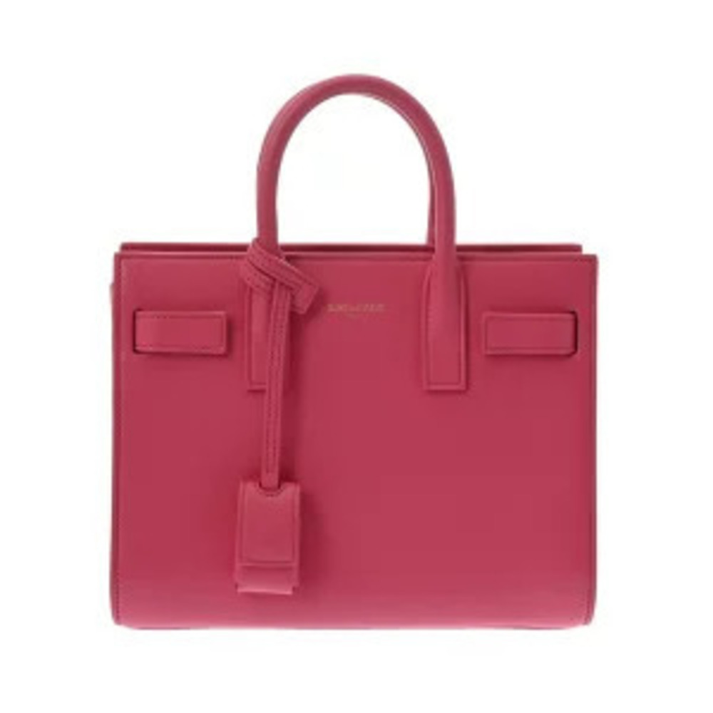 Saint Laurent Sac de Jour bag pink grained calf leather handbag